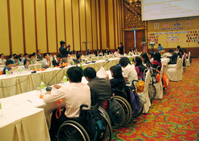 아시아태평양지역 장애인자립생활 네트워크 회의 모습