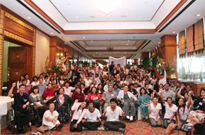 아시아태평양지역 장애인당사자조직회의 단체사진