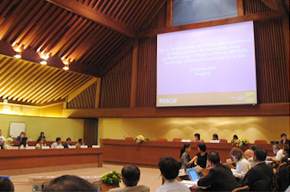 UN ESCAP 주최 전문가 그룹 및 이해관계자 회의 모습